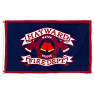 HAYWARD FIRE DEPT Flag Banner