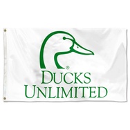 Green Ducks Unlimited Flag Banner