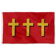 十 cross Flag Banner