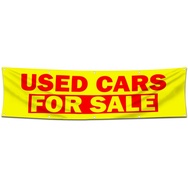 Used Cars for sale Garage shop Decor Banner Flag 2x8 Feet