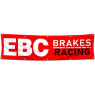 Car Motor Brake and clutch Systems Garage Shop Decor Banner Works for EBC Flag 2x8 Feet