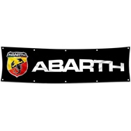 Car Motor Garage shop Decor Banner Works for Abarth Flag 2x8 Feet