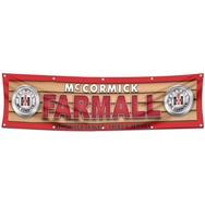 Tractors Garage workshop Decor Banner Works for Mccormick Farmall Flag 2x8 Feet