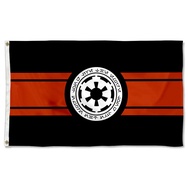 Star Wars Star Trek fans banner New Galactic Empire Flag Banner Red Black