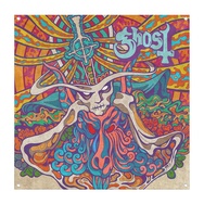 GHOST Seven Inches of Satanic Panic Decor Flag Banner