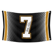 Morten Andersen No.7 Flag Football Fans Banner