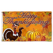 Thanksgiving Day Flag Banner 03