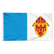 A Representation of The Roman Catholic Archdiocese of Chicago in Illinois Flag Banner