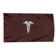 The Surgeon General of the United States Army with fringe Flag Banner