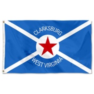 Clarksburg, West Virginia flag