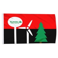 Eldora, Iowa Flag Banner