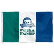 Riley White Bear Township, Michigan Flag Banner