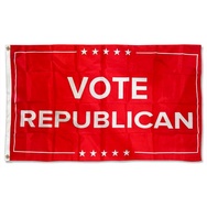 VOTE Republican Flag Banner