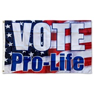 Pro Life VOTE Flag Banner
