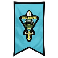 Steel Brigade G.I. Joe Cobra Flag Banner 30x50inch