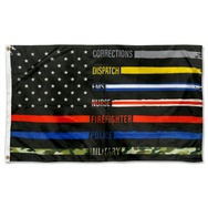 First Responder Thin Line Flag Banner