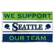 We Support Our Team Seattle Flag Banner