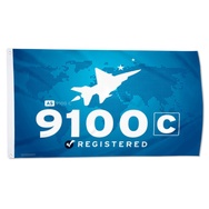 ISO AS9100C Registered Flag Banner