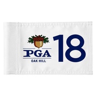 Standard Golf Flag Double Side PGA 18 Championship Golf Pin Flag Banner White