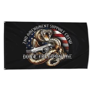 2nd Amendment Gadsden Flag Banner