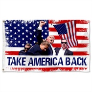 Trump 2024 Flag Make America Back Flags Banner