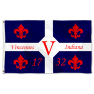 Vincennes, Indiana flag