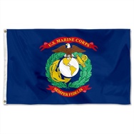 The United States Marine Corps (1914 to1939) Flag Banner