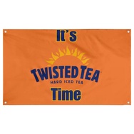 It's Twisted Tea Time Flag Decor Banner