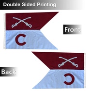 The guidon single flag 20*27inch