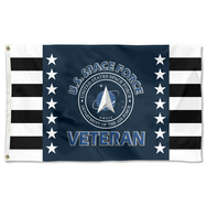 The United States U.S. SPACE FORCE Veteran Flag