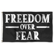 Freedom Over Fear Flag Banner