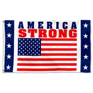 America Strong Flag Banner