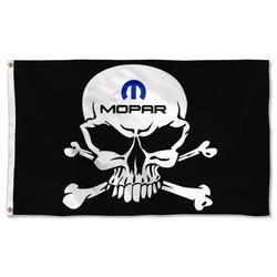 Mopar Skull Flag Banner