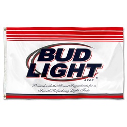 Bud Light Beer Flag Banner