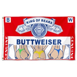 Buttweiser Flag Banner