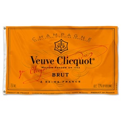 Veuve Clicquot Champagne Flag Reims France Bar Flag Banner