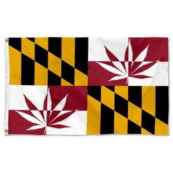 Legalize Maryland Dorms Flag Banner