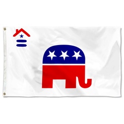Revised US Log Cabin Republicans Flag Banner