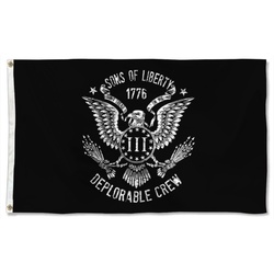 SONS OF LIBERTY 1776 BETSY ROSS VINTAGE Flag Banner