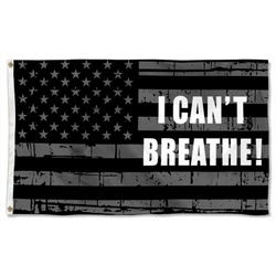 I Can not Breathe Flag Black Lives Matter BLM Support Flag Banner