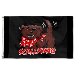 SCALLYWAG NEW NAUTICAL BARK A NEER PIRATE DOG Flag Banner