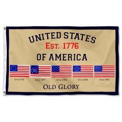 Winning Streak US Heritage Est. 1776 Flag Banner