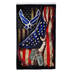 Personalized US Air Force Flag Banner