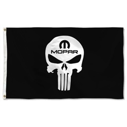 Mopar Punisher Skull Flag Banner