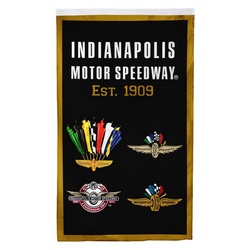 Winning Streak Indianpolis Motor Speedway Heritage Flag Banner