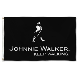 Johnnie Walker Flag Banner Black