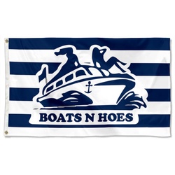 Boats N Hoes Flag Banner