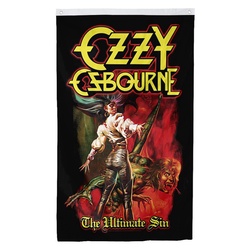 Ozzy Osbourne The Ultimate Sin Flag Art Poster Flag Banner