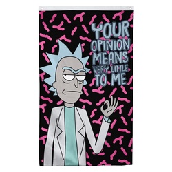 Rick and Morty Vertical Flag Banner