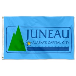 Alaska, City of Juneau Flag Banner